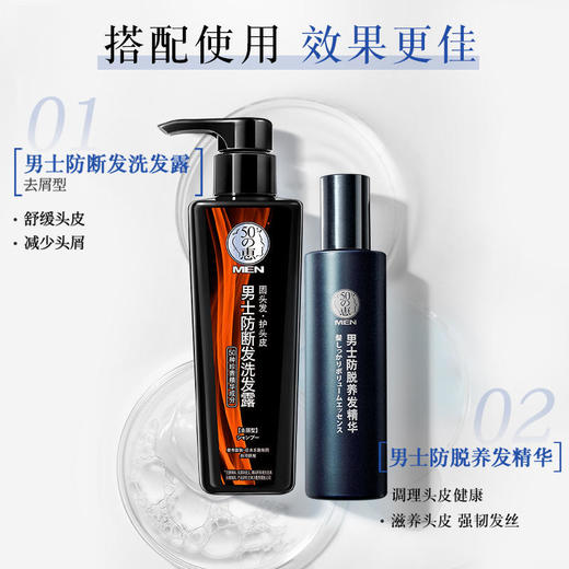 【品牌直发】50惠男士防脱养发精华160ml 商品图4