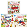 英文原版儿童绘本 忙碌的一天 Richard Scarry’s A Day 英文版 3册套装 飞机场 警察局 消防站 斯凯瑞金色童书 儿童启蒙 商品缩略图0