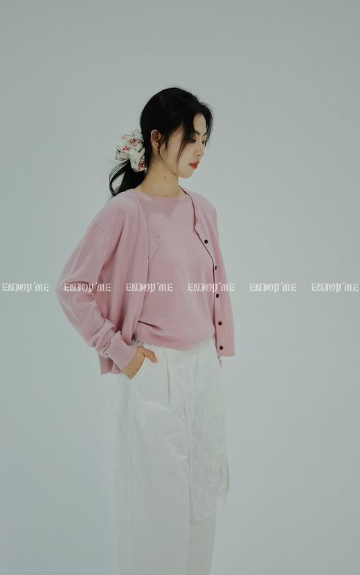 【门店同款】ENJOY春季压褶阔腿时装裤 156098294 商品图7