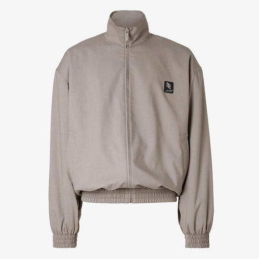 GCDS 男士大廓形斜纹布夹克外套 灰色 FW23M19053710 商品图0