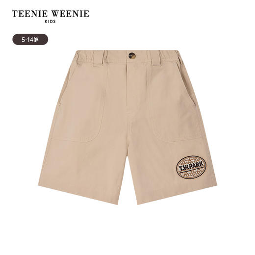 TeenieWeenie Kids小熊童装春夏男童简约休闲弹力亲肤短裤TKTH246309N 商品图4