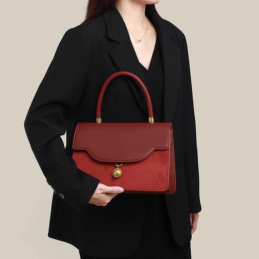 Viney包包百搭新款手提单肩女包真皮结婚新娘婚包高级感秋冬托特 商品图3