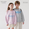 [空气层]马克珍妮男女童撞色字母卫衣儿童宽松圆领春款上衣240286 商品缩略图0