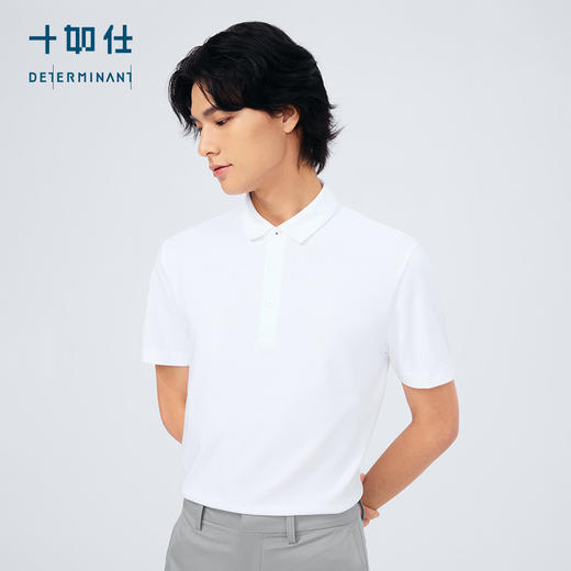 十如仕棉混纺平纹布短袖POLO-P12-02 商品图10