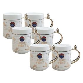 【亏本出】款式随机 茅台陶瓷杯 柱形 x6