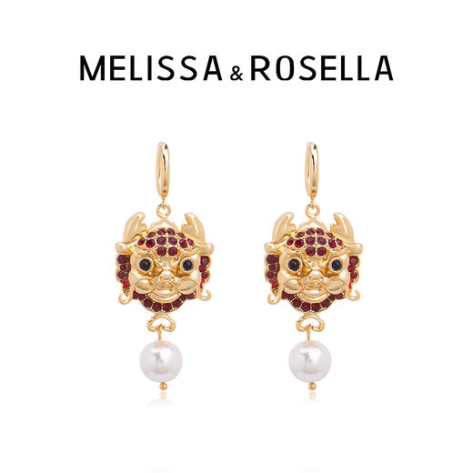 MELISSA&ROSELLALoong系列富贵小萌龙耳坠 商品图0