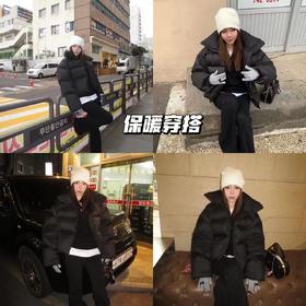 23aw | 冬季保暖穿搭，搭配红色平底鞋很吸睛💞