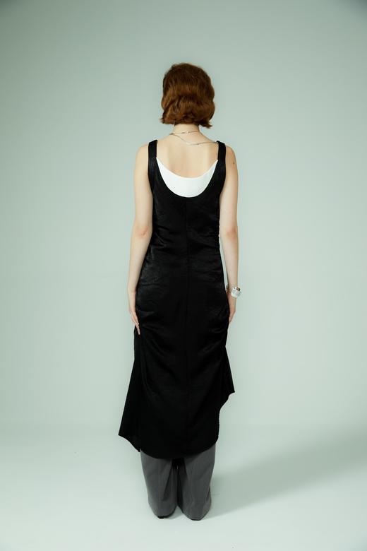 撞色收腰吊带裙 商品图1