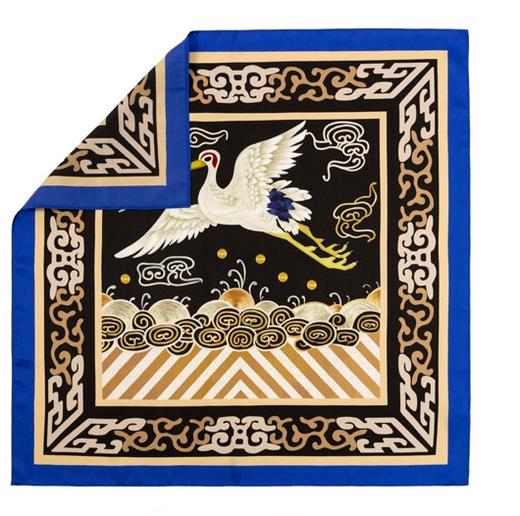 雅韵系列丝巾（龙纹、飞鹤） 商品图1