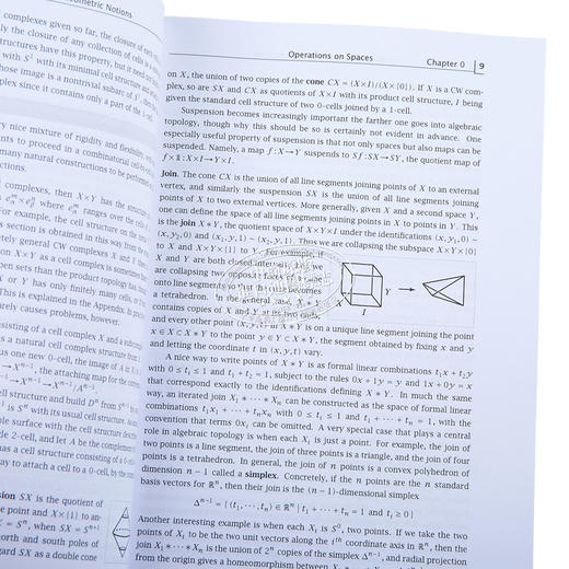 预售 【中商原版】代数拓扑 英文原版 Algebraic Topology 剑桥大学出版社 Allen Hatcher 商品图3