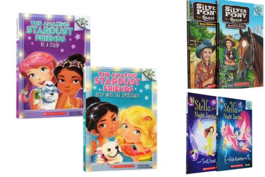 AR 2.7 Amazing Stardust Friends等6册 星尘之友、银马牧场、暗夜精灵 学乐大树系列 儿童桥梁章节书 英语课外学习 商品图0