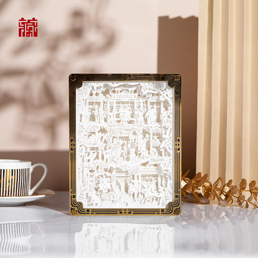 广东省博物馆潮州木雕福寿满堂纸雕灯 商品图4