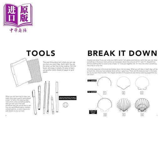 预售 【中商原版】Alli Koch How to Draw 英文原版儿童迷你绘画课4册 美育启蒙创意涂画 All The Things Animals Magical Things 商品图4