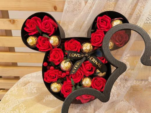 甜心教主----米奇巧克力玫瑰礼盒星光款三选一 商品图3