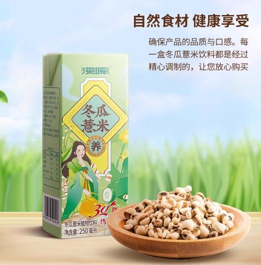 【秒杀预售】冬瓜薏米水冬瓜植物养生茶250ml*16盒 商品图2