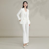 IWY/新款国风设计师款米白色西服套装主持人上镜装高端国风西服两件套FYC217+FYP218 商品缩略图5