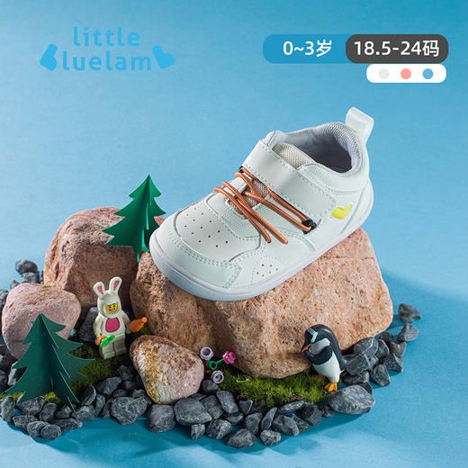 小蓝羊2023秋季新款0-3岁儿童学步鞋女宝宝软底防滑鞋婴幼儿童鞋-小鲸鱼Whale 商品图3