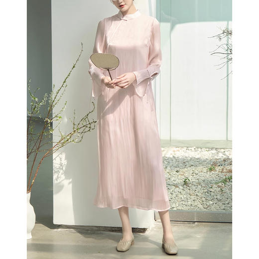 裁缝学苑AS189新中式马甲茶服国风薄纱盘扣连衣裙纸样女装套装版型图 商品图3