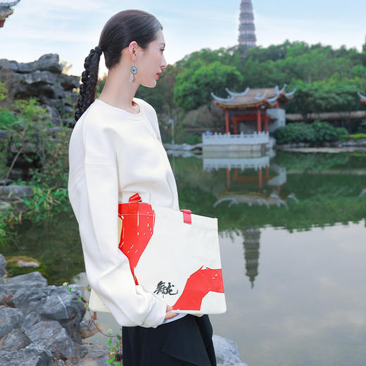 杨丽萍老师龙舞系列 | 舞龙印花帆布包 |现货加急发 商品图5