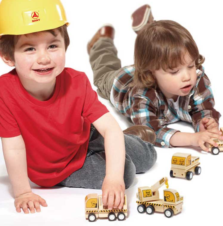 拼装惯性工程车