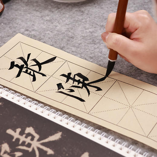 【庆学堂】欧楷专用毛笔·水云间 书法兼毫毛笔 大号/中号/小号 带锦盒 商品图4