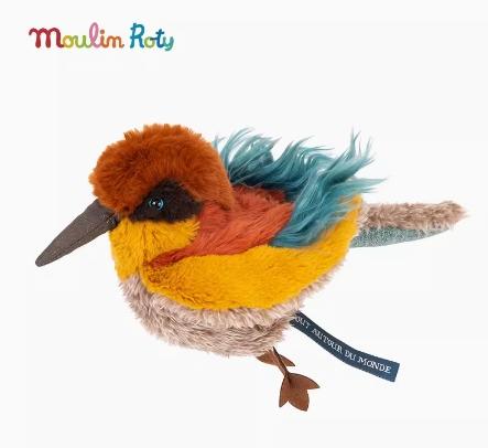 法国moulinroty发现世界海陆动物系列-食蜂鸟22厘米 商品图0