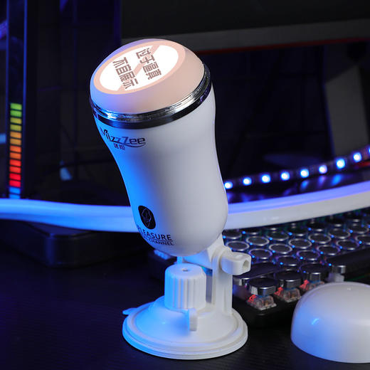 【爆品】MINI免提飞机杯震动发音男用自慰器成人情趣用品 商品图3