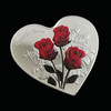 【七夕专属】爱心红色玫瑰纪念章 商品缩略图1