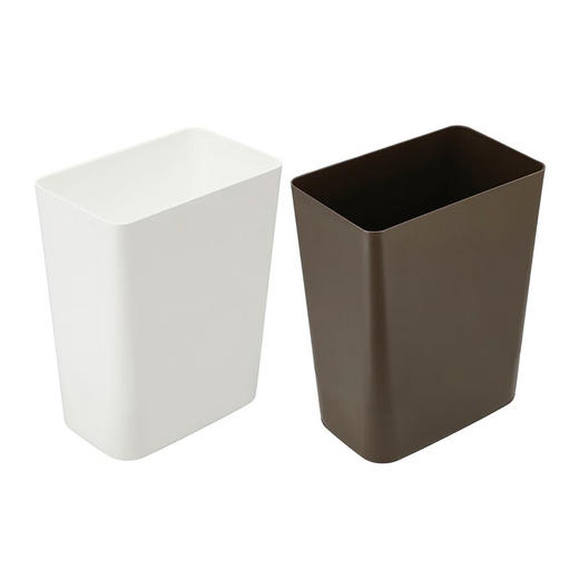 省空间塑料垃圾桶 白色 商品图5