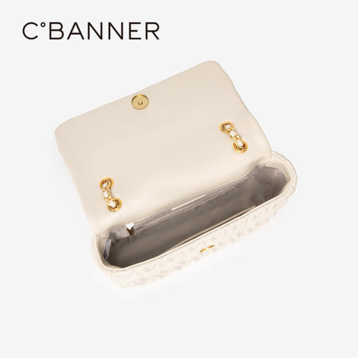 千百度包包女斜挎包商场春季小香风链条单肩包A24181230 商品图4