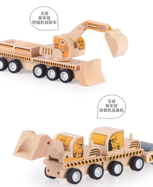 拼装惯性工程车 商品图2