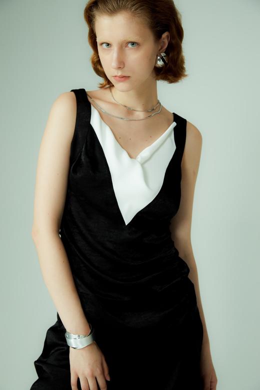 撞色收腰吊带裙 商品图8