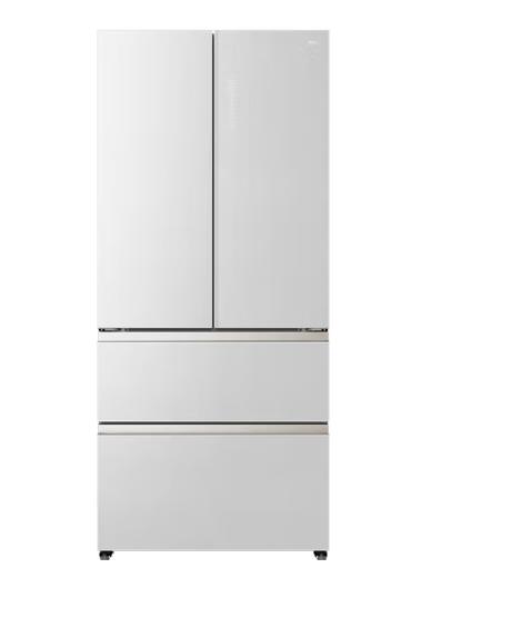 TCL470（912695）升法式四开门多门58cm超薄零嵌入式白色玻璃面板风冷家用电冰箱杀菌除味一级能效 R470P12-DQ 商品图3