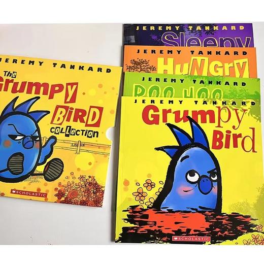 【3-8岁推荐】Grumpy Bird 愤怒的小鸟 4册 情绪教育绘本 赠音频 商品图2
