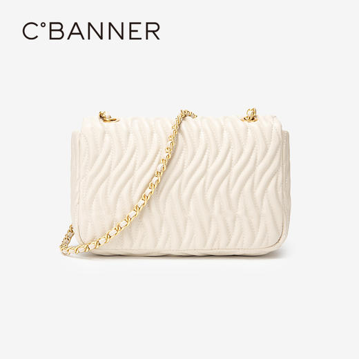 千百度包包女斜挎包商场春季小香风链条单肩包A24181230 商品图2