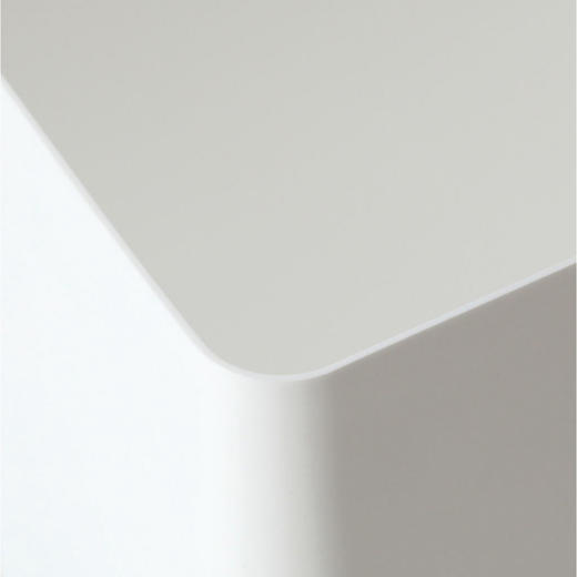 省空间塑料垃圾桶 白色 商品图4