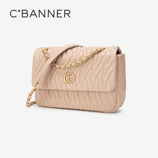 千百度包包女斜挎包商场春季小香风链条单肩包A24181230 商品图0