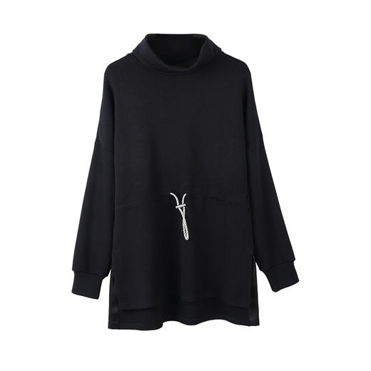 I'd爱帝女士时尚高领空气层长袖打底上衣 商品图3