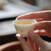 束刻/玉泥/手绘樱花撇口杯茶杯浪漫手绘粉色樱花白瓷品茗杯家用小清新个人喝茶陶瓷单杯 商品缩略图7