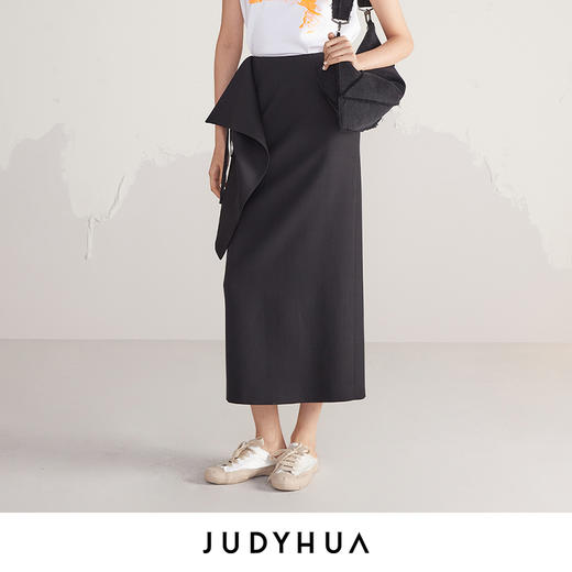 JUDYHUA 折叠系列直筒裙 商品图1