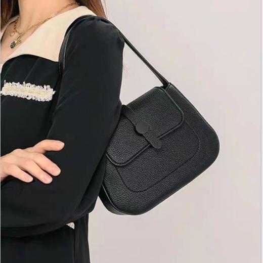 2023新款韩版ins复古撞色马鞍包小众斜挎包洋气百搭单肩腋下女包 商品图3