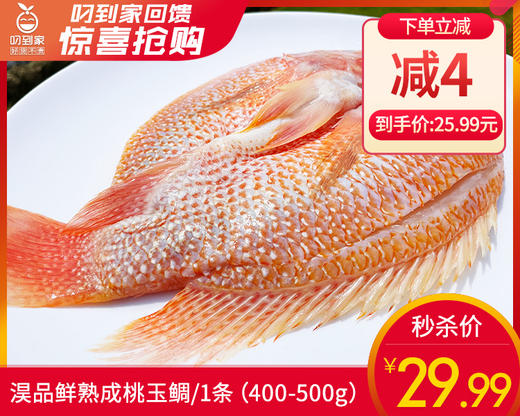 【抢购】【预售-2月19日配送】淏品鲜熟成桃玉鲷/1条（300-400g）生产日期：23年8月 商品图0