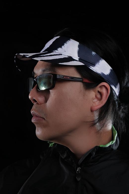 严素空顶帽 虎纹/斑马纹止汗带头巾空顶帽快干透气短檐健身跑步徒步严素态度 商品图7