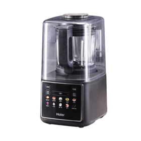 海尔破壁机 超大彩屏多功能破壁机 双层6叶精钢刀头 黑色 HPB-TC1W1211【八重降噪 1.2L]