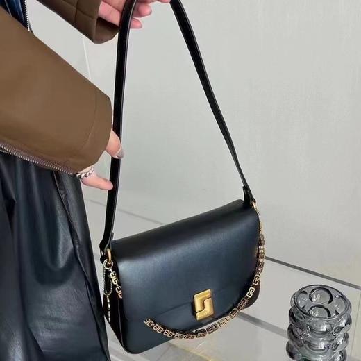 秋冬小众高级感斜挎包潮流复古小方包韩版洋气单肩腋下女包邮差包 商品图3