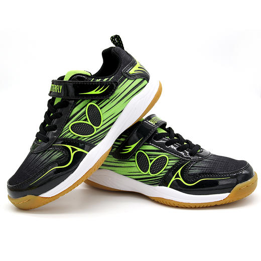 Butterfly蝴蝶乒乓球鞋CHD-7-02 专业儿童乒乓球鞋小学生运动鞋 黑色 商品图0