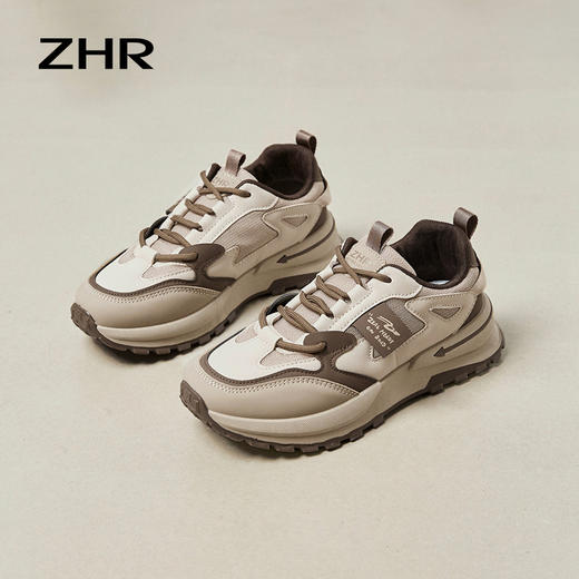 ZHR-撞色熊猫女鞋新款拼色透气运动鞋时尚百搭 商品图5
