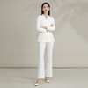 IWY/新款国风设计师款米白色西服套装主持人上镜装高端国风西服两件套FYC217+FYP218 商品缩略图3