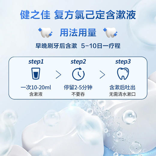 健之佳,复方氯己定含漱液【120ml/瓶】锦州本天 商品图3