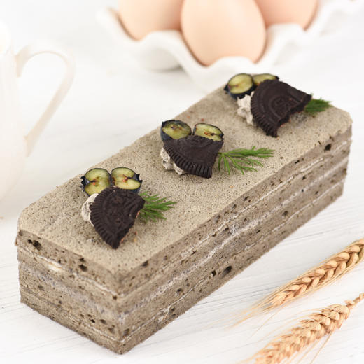 「烘焙食研室」黑芝麻豆乳蛋糕 商品图0